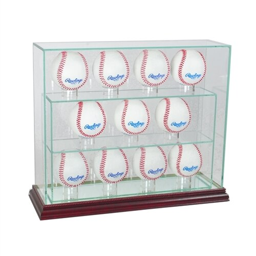 11 Vertical Baseball Display Case