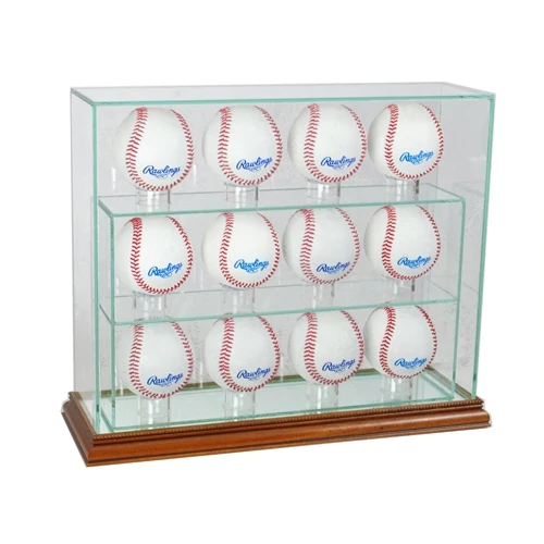 12 Vertical Baseball Display Case