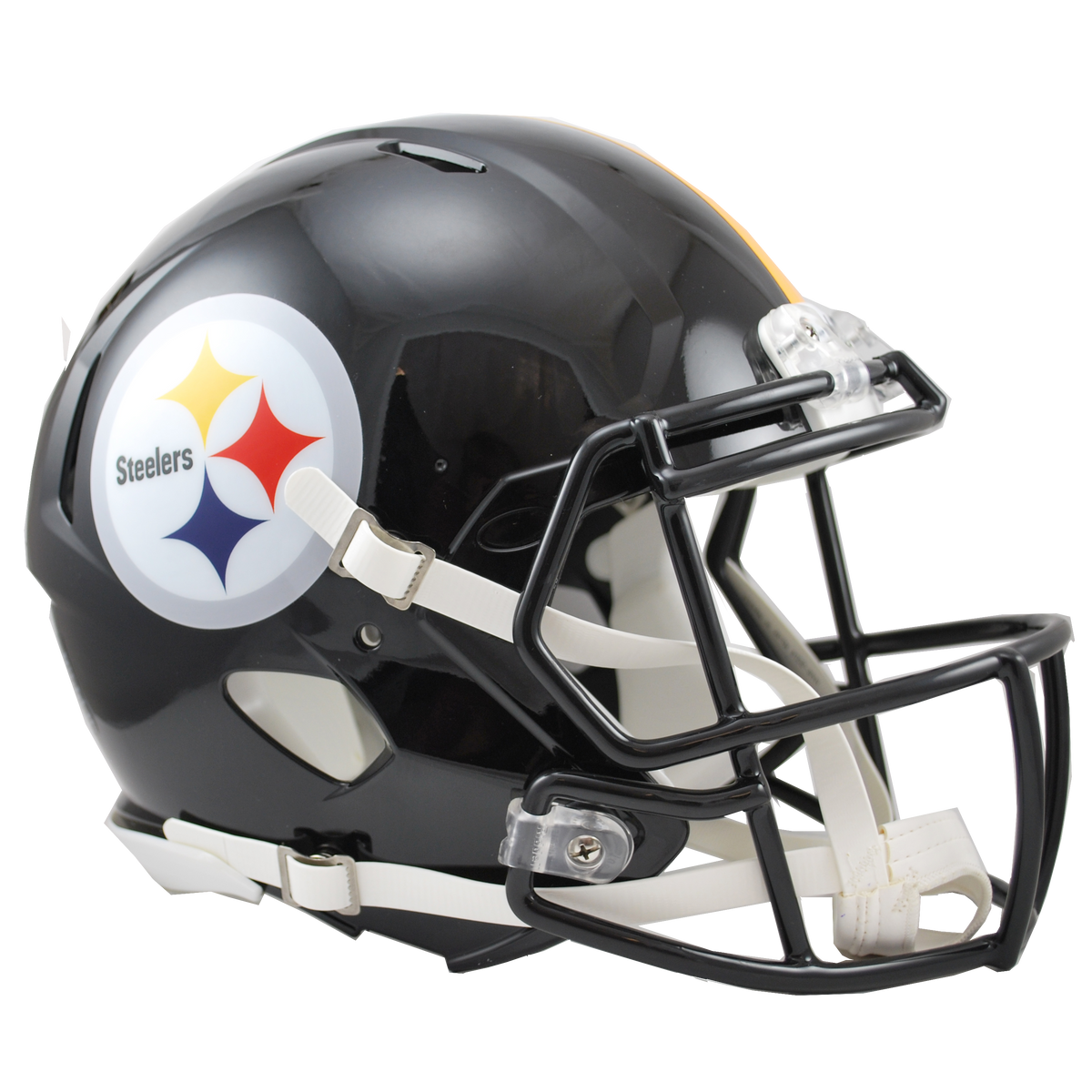 Pittsburgh Steelers Unsigned Ice Alternate Full Size Helmet In