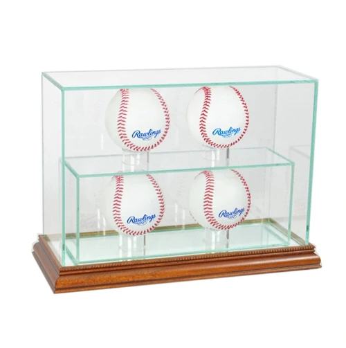 4 Vertical Baseball Display Case