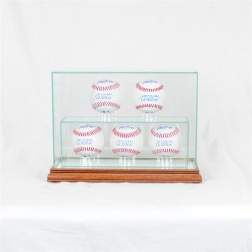 5 Vertical Baseball Display Case