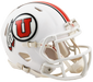 Utah Utes Riddell Mini Speed Helmet - Matte White 2015