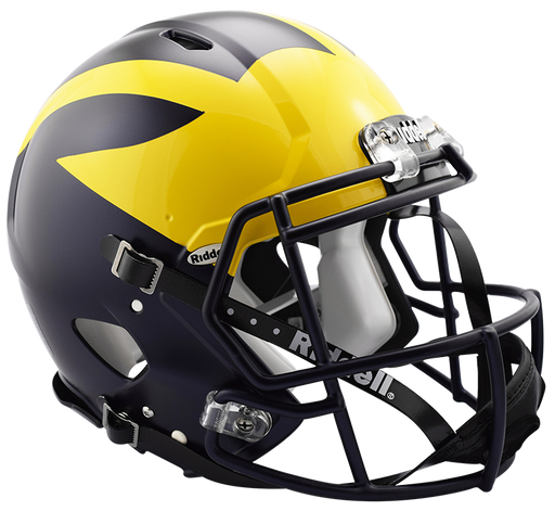 Michigan Wolverines Authentic Full Size Speed Helmet - 2016 Painted Wings