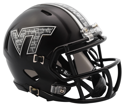 Virginia Tech Hokies Riddell Mini Speed Helmet - Matte Black