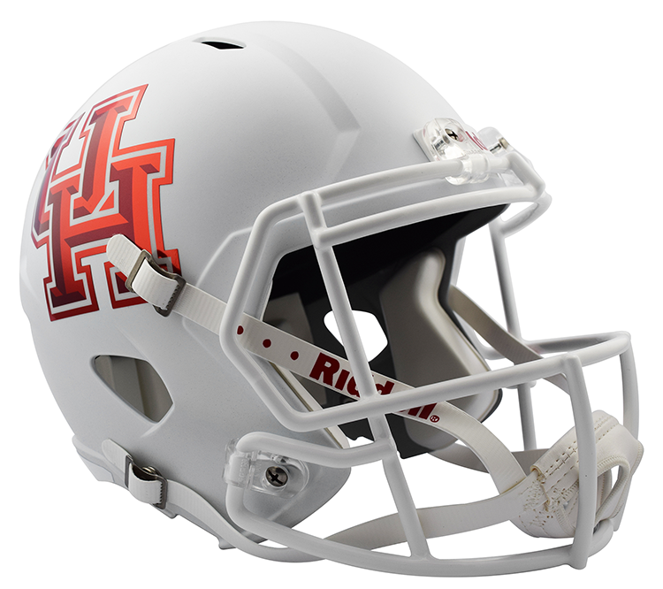 Houston Cougars Replica Full Size Speed Helmet - Matte White