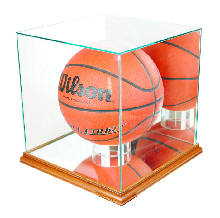 Retangle Full Size Basketball Display Case with Mirrors