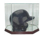 Octagon Batting Helmet Display Case with Mirrors