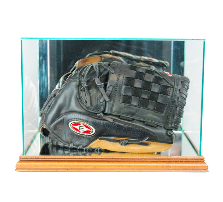 Baseball Glove Display Case with Mirrors