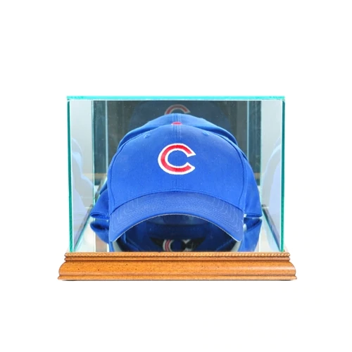 Baseball Hat Display Case with Mirrors