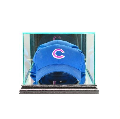 Baseball Hat Display Case with Mirrors