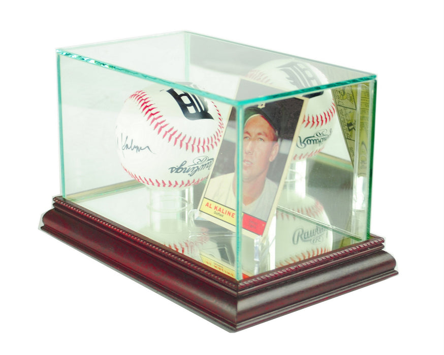 baseball card and ball display case Photo by Studio Decor This display case comes with two acrylic ball holders and 1 acrylic card holder. Baseball Card Storage Boxes Ultra