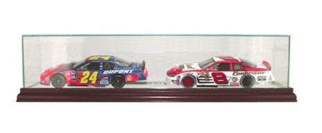 Double 1/24th Car Display Case with Mirrors