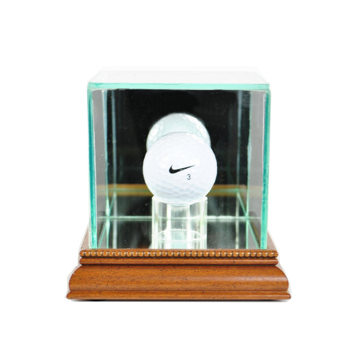 Golf Ball Display Case with Mirrors