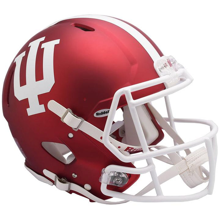 Indiana Hoosiers Replica Full Size Speed Helmet - Anodized Crimson