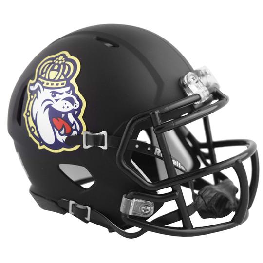 James Madison Dukes Riddell Mini Speed Helmet - Matte Black