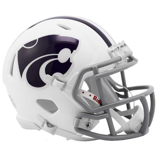 Kansas State Wildcats Riddell Mini Speed Helmet - White