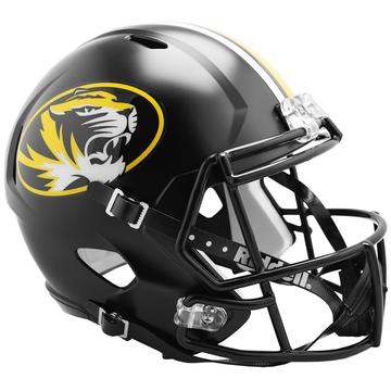 Missouri Tigers Replica Full Size Speed Helmet - Anodized Black