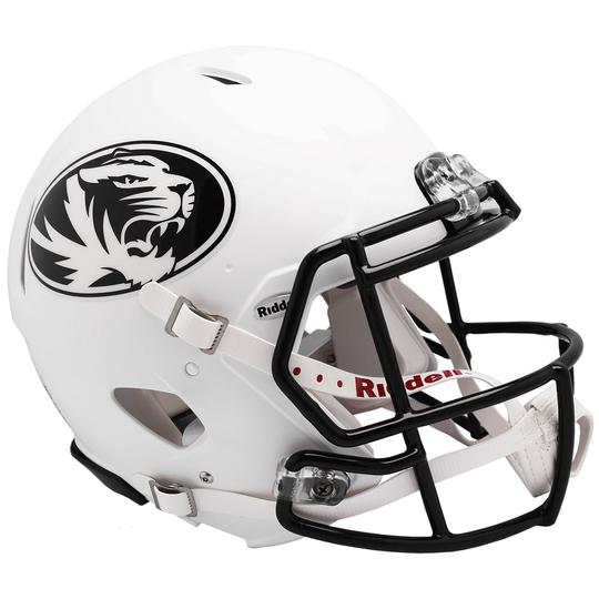 Missouri Tigers Authentic Full Size Speed Helmet - Matte White