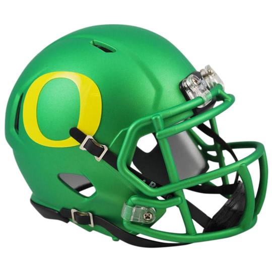 Oregon Ducks Riddell Mini Speed Helmet - Apple Green