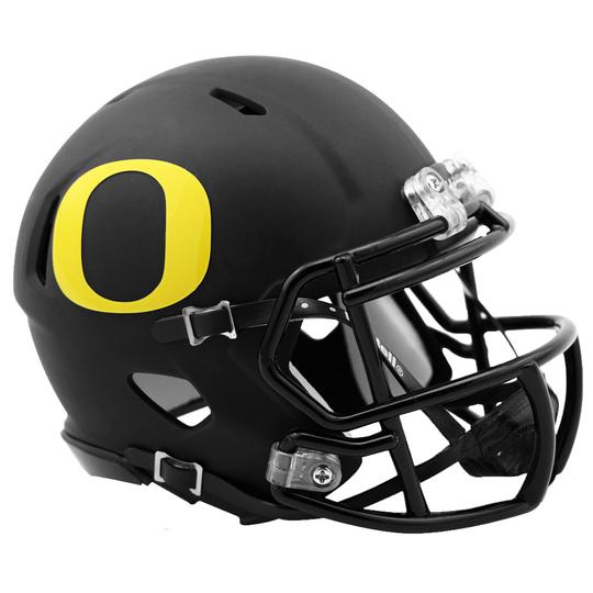 Oregon Ducks Riddell Mini Speed Helmet - Matte Black