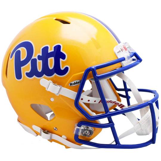 Pittsburgh Panthers Authentic Full Size Speed Helmet - Gold