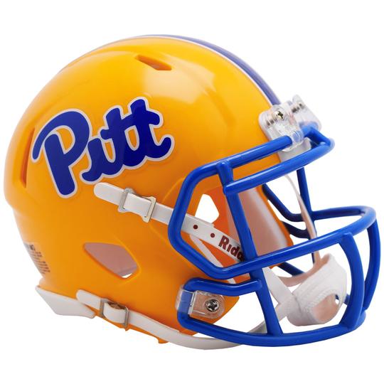 Pittsburgh Panthers Riddell Mini Speed Helmet - Gold