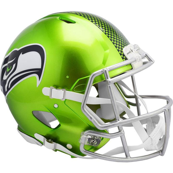 Seattle Seahawks Authentic Full Size Speed Helmet - Flash