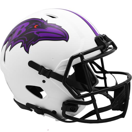 Baltimore Ravens Authentic Full Size Speed Helmet - LUNAR