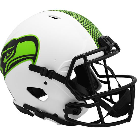 Seattle Seahawks Authentic Full Size Speed Helmet - LUNAR