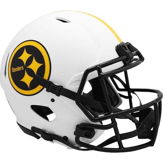 Pittsburgh Steelers Authentic Full Size Speed Helmet - LUNAR