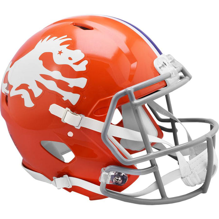 Denver Broncos Authentic Full Size Throwback Speed Helmet - 1966