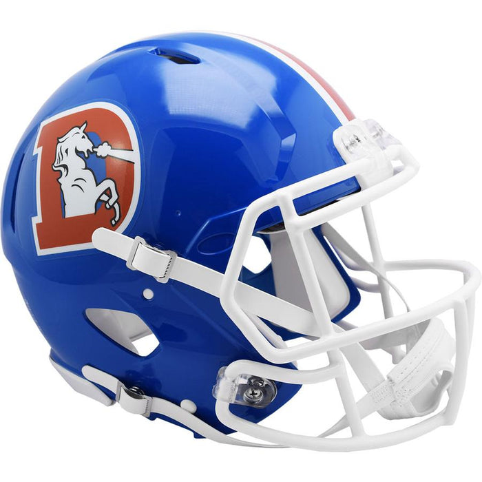 Denver Broncos Authentic Full Size Throwback Speed Helmet - 1975 to 1996