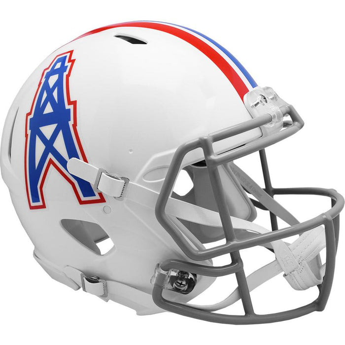 Houston Oilers Authentic Full Size Throwback Speed Helmet - 1975 to 1980
