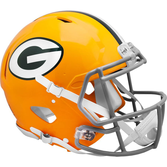 Green Bay Packers Authentic Full Size Throwback Speed Helmet - 1961 to 1979