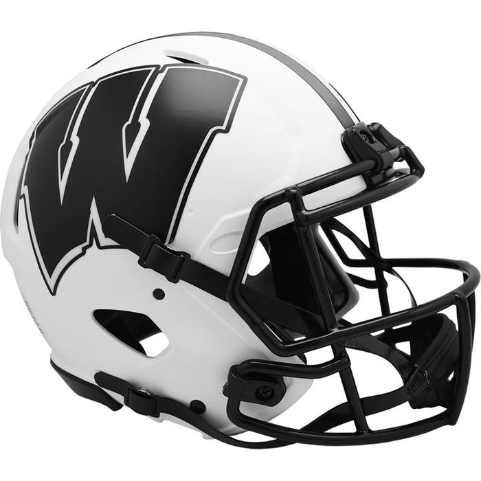 Wisconsin Badgers Authentic Full Size Speed Helmet - LUNAR