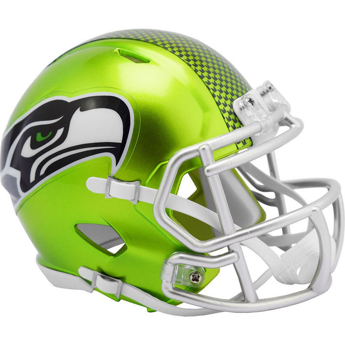 Seattle Seahawks Riddell Mini Speed Helmet - Flash