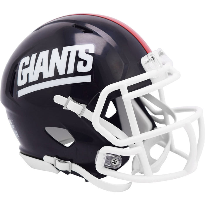 New York Giants Riddell Mini Throwback Speed Helmet - 1981 to 1999