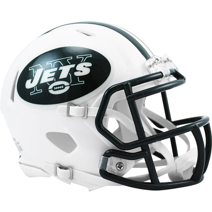 New York Jets Riddell Mini Throwback Speed Helmet - 1998 to 2018
