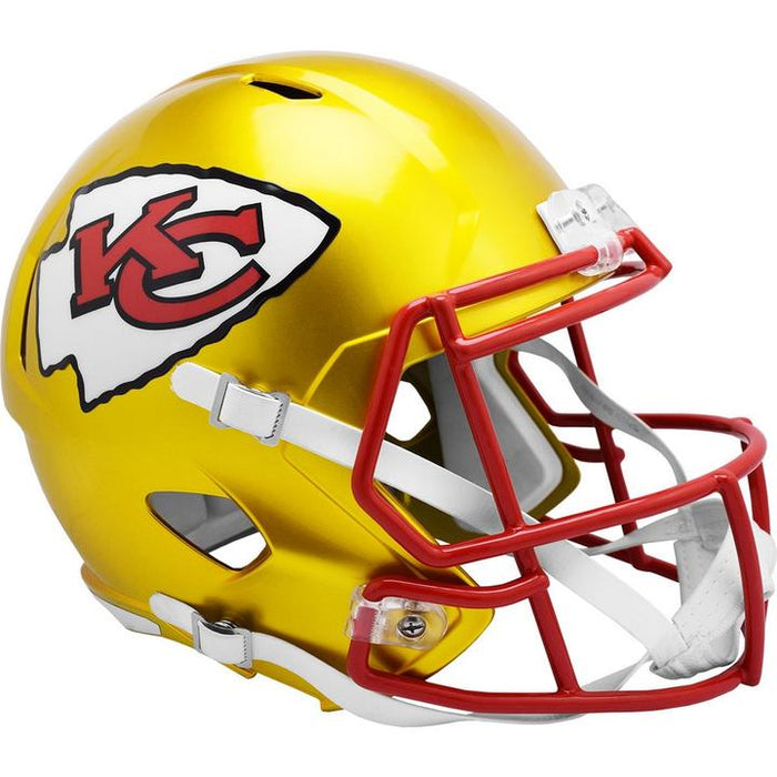 Kansas City Chiefs Replica Riddell Speed Full Size Helmet - FLASH