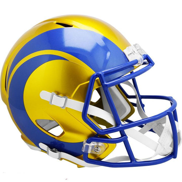 Los Angeles Rams Replica Riddell Speed Full Size Helmet - FLASH