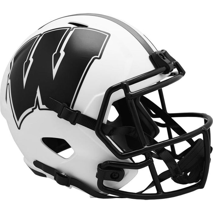 Wisconsin Badgers Replica Full Size Speed Helmet - LUNAR