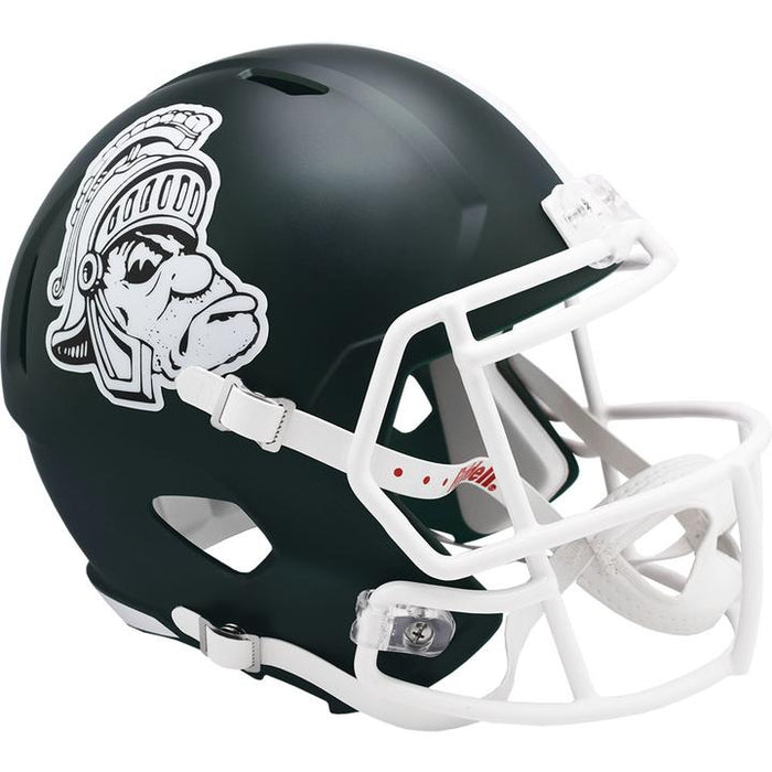 Michigan State Spartans Replica Full Size Speed Helmet - Gruff Sparty