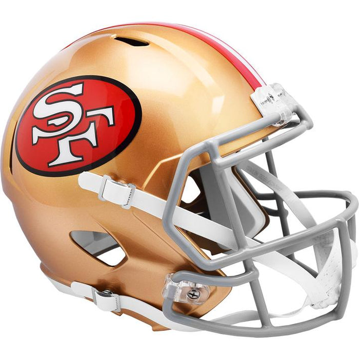 San Francisco 49ers Replica Full Size Throwback Speed Helmet - 1964 to 1995