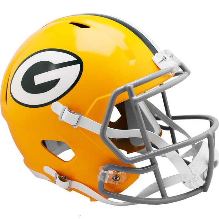 Green Bay Packers Replica Full Size Throwback Speed Helmet - 1961 to 1979