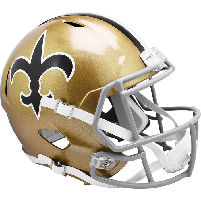 New Orleans Saints Replica Full Size Throwback Speed Helmet - 1976 to 1999