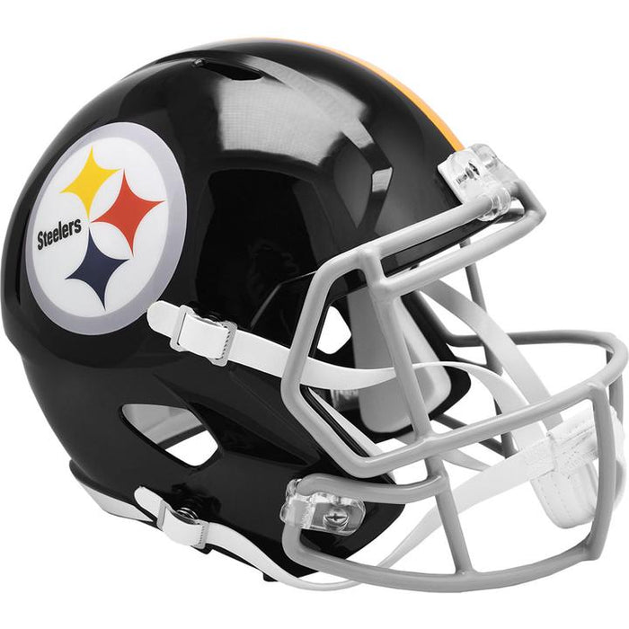 Pittsburgh Steelers Replica Full Size Throwback Speed Helmet - 1963 to 1976
