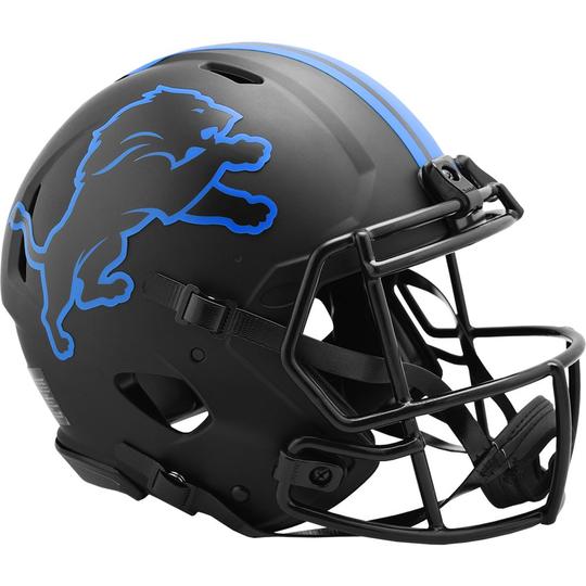 Detroit Lions Authentic Full Size Speed Helmet - ECLIPSE