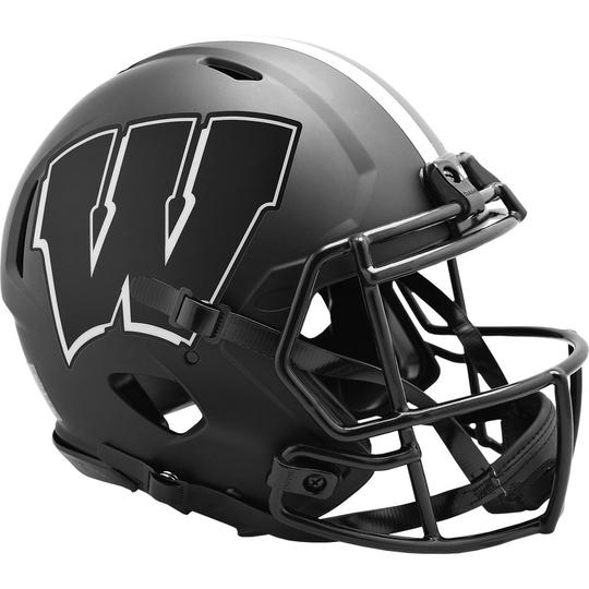 Wisconsin Badgers Authentic Full Size Speed Helmet - ECLIPSE