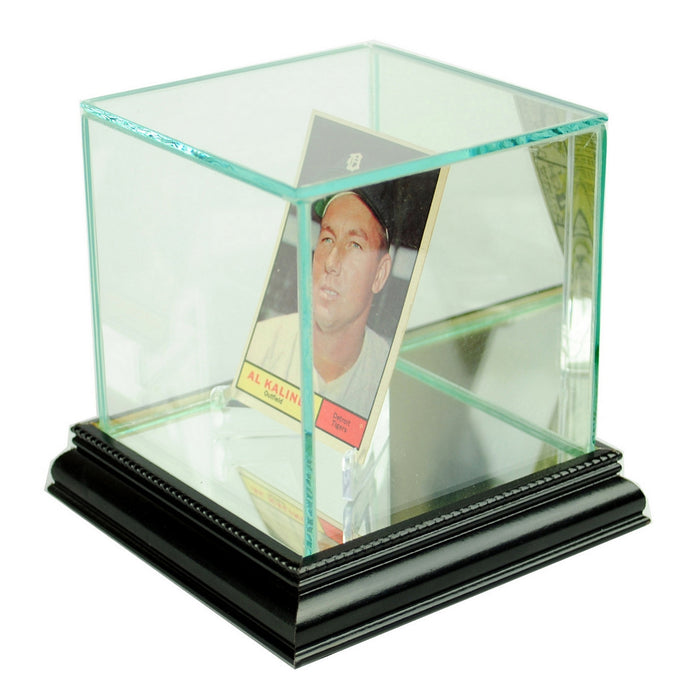 Single Card Display Case with Mirrors