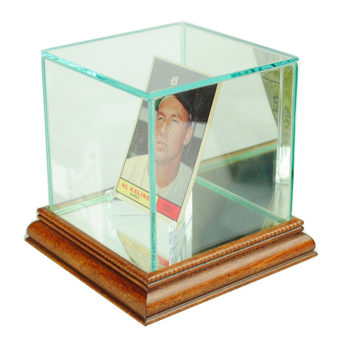 Single Card Display Case with Mirrors